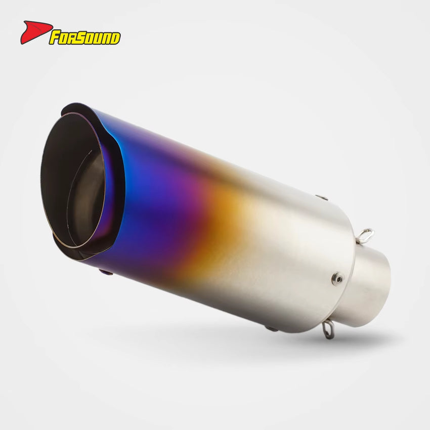 For ZONTES 703RR Mid-Tail Straight-Through Down-Exit Exhaust Oblique Barrel Supersport Racing Aggressive Sound Zontes 703Rr Tail
