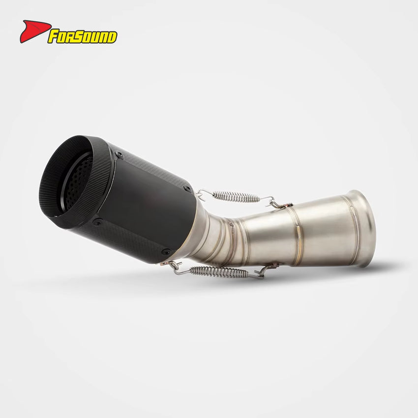 For ZONTES 703RR 2023-2025 Bottom-Exit Straight-Through Exhaust Pipe Aggressive Sound Improved Exhaust Flow Power Boost OEM&ODM