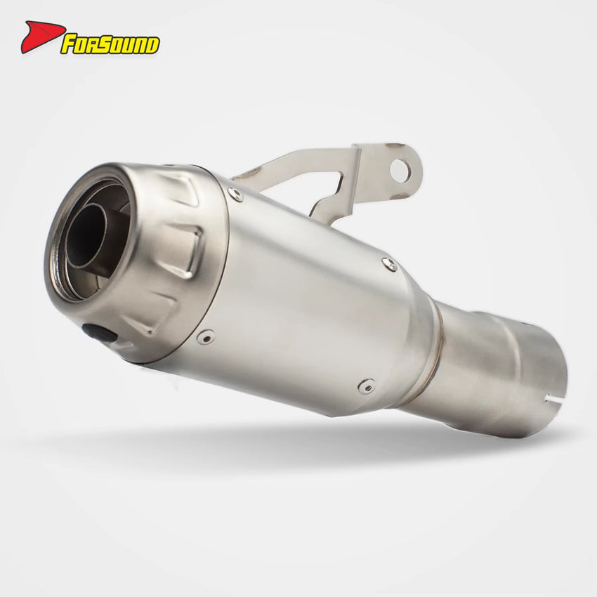 New Short Arrow Mid-Tail Integrated Exhaust Pipe for S1000RR 2010-2025 Stainless Steel & Carbon Fiber