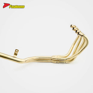 Brass Front and Middle Section Exhaust Pipe for Zephyr 400 ODM&OEM